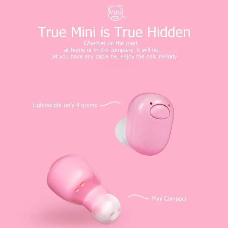 Bluetooth Headhone S620-RWS мини True TWS с изображением милой свинки для мальчиков Беспроводной Bluetooth наушники-вкладыши гарнитура стерео наушники с зарядный чехол