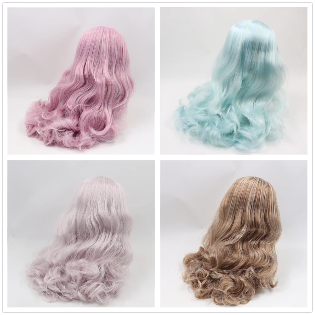 Blyth кукла ледяная кукла bjd парик rbl головы и купол микс волос для DIY пользовательские куклы
