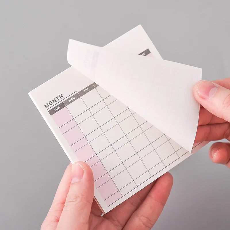Корейские канцелярские принадлежности Tearable Post it Note 50 листов ежедневный