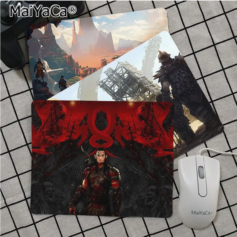MaiYaCa высокое качество Дракон возраст инквизиция игра Силиконовый коврик для мышки игра Топ продаж подставка под руку мышь
