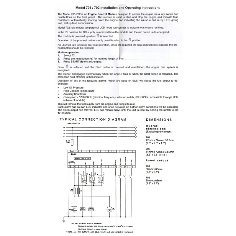 GTBL DSE702K-AS DSE702AS Автоматический запуск генератора панель контроллера