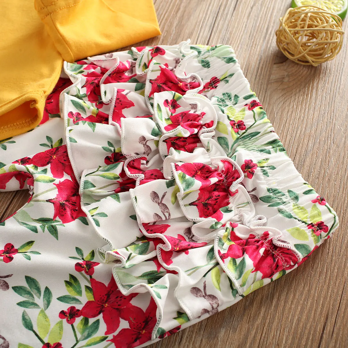 Брендовая одежда для девочек, однотонные топы для новорожденных девочек, комбинезон, штаны с цветочным принтом, повязка на голову, осенний комплект из 3 предметов, одежда из хлопка для детей 0-24 месяцев