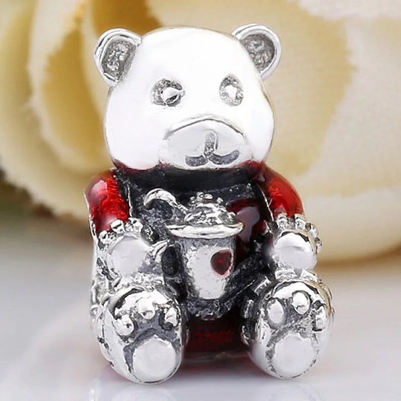 pandora christmas bear charm