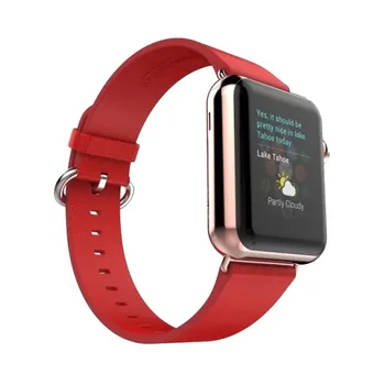 

Strap for Apple Watch 42mm Leather red