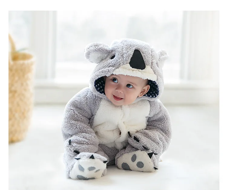 Зимний комбинезон с капюшоном для новорожденных, одежда, верхняя одежда из полиэстера для маленьких девочек, шерстяные комбинезоны, Комбинезон для мальчика 3-24 месяцев;комбинезон для новорожденных