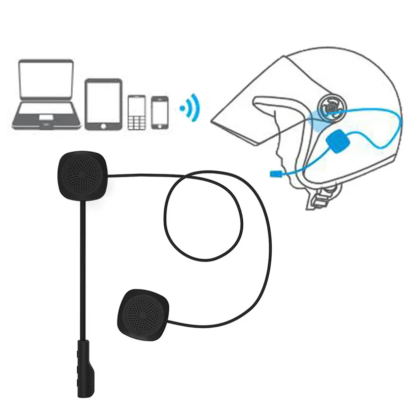 Беспроводные Bluetooth наушники стерео спортивные водонепроницаемые наушники-вкладыши гарнитура мотоциклетный шлем гарнитура аксессуары для мотоциклов