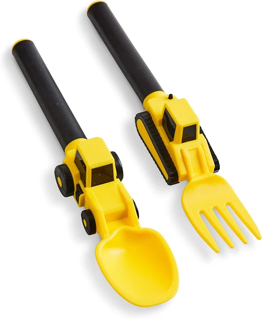 Construction Plate & Utensils, Kids Dinnerware Sets