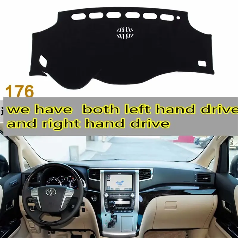 For Toyota Alphard Vellfire 2008 2009 2010 2013 2014 2011 2012 2015 Dashmat Car-styling Accessories Dashboard Cover Car Dash Mat |