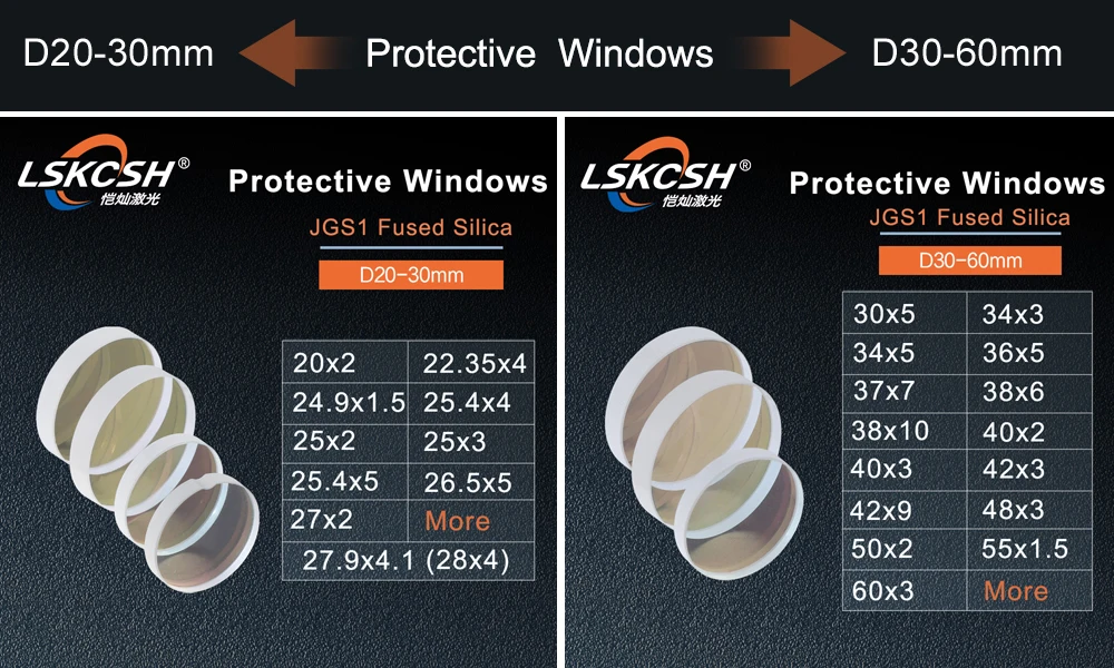 LSKCSH 20 шт./лот Raytools Защитное стекло для объектива/Защитное стекло для окон 27,9*4,1 мм для Raytools лазерная головка BT240 BM110