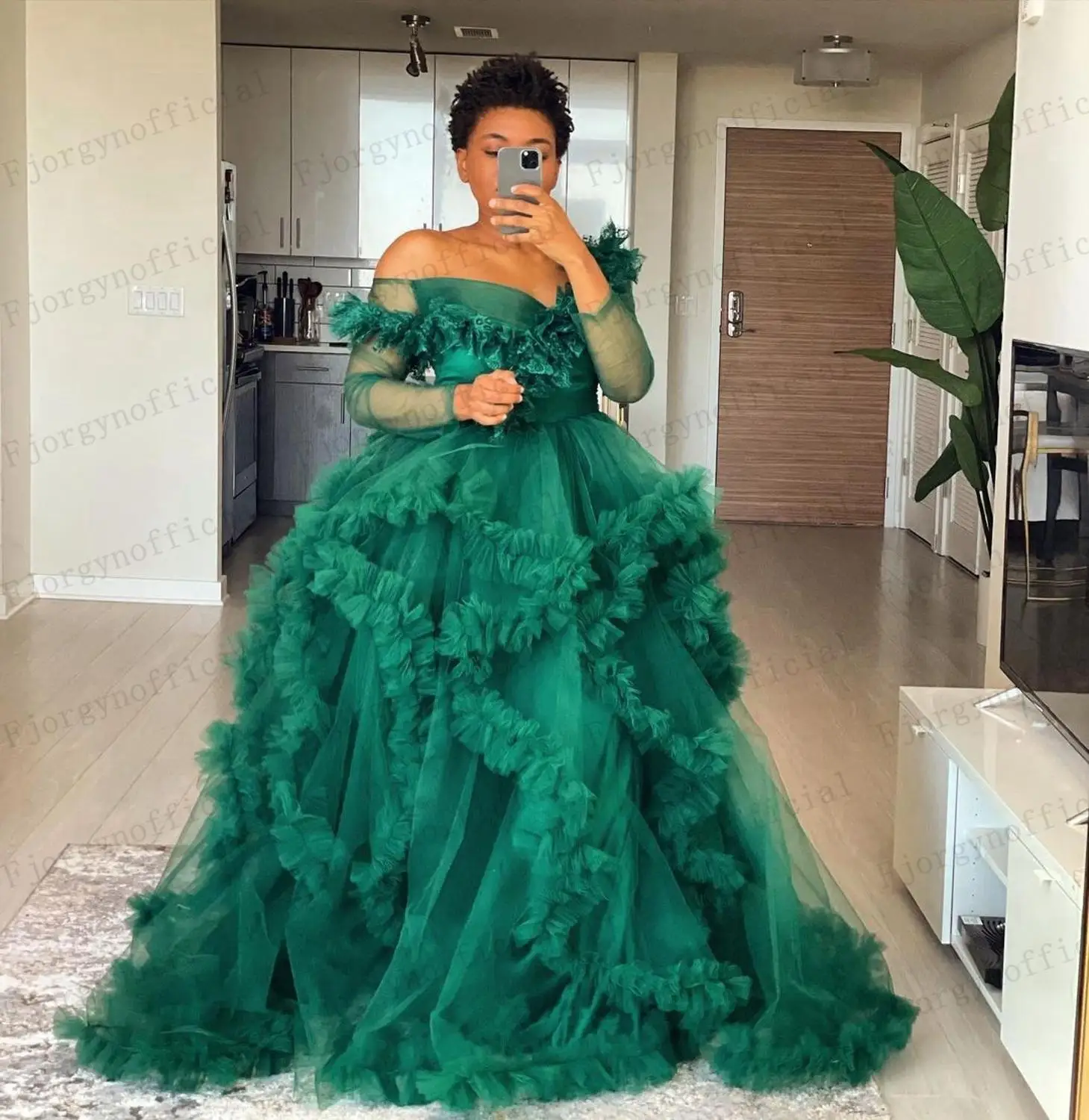 Maternity Dress Formal Party Long Robe 