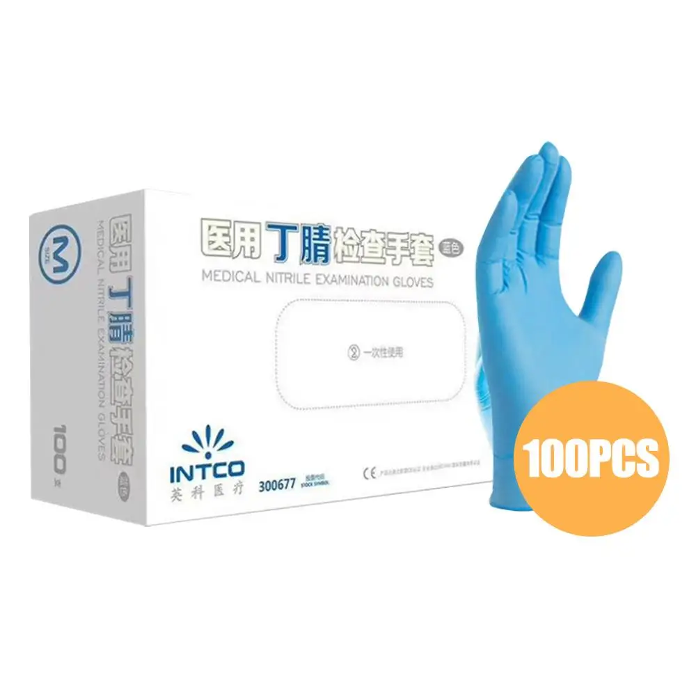 

Nitrile Coated Blue Latex in Light Gloves Gardening Puncture Resistant Work Anti Resistant Gloves