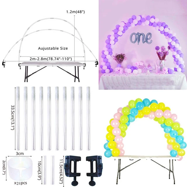 Table Balloon Arch Set Ballon Column Stand Wedding Birthday Party  Decorations Kids Balloons Accessories Baby Shower Decor Ball - AliExpress