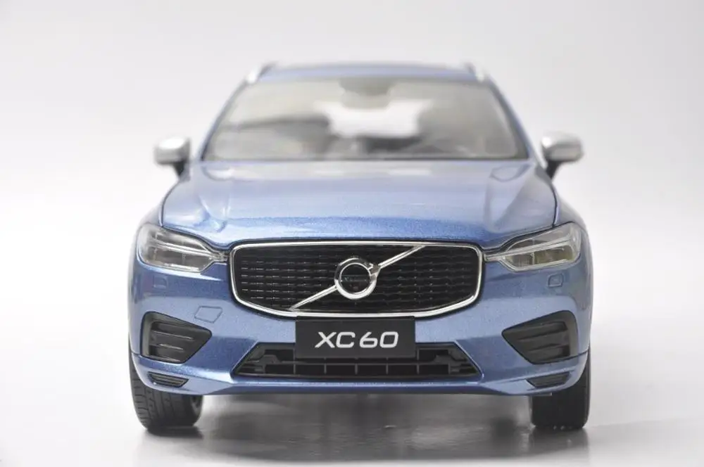 Модель литая под давлением для Volvo XC60 Sport XC 2018 Blue SUV игрушечная машинка из сплава
