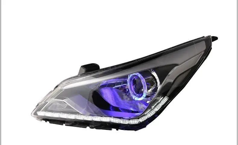 Luces Para Drl Внешняя Автомобильная Лампа, светодиодные дневные ходовые огни, автомобильные фары 10 11 12 13 14 15 16 для hyundai Verna