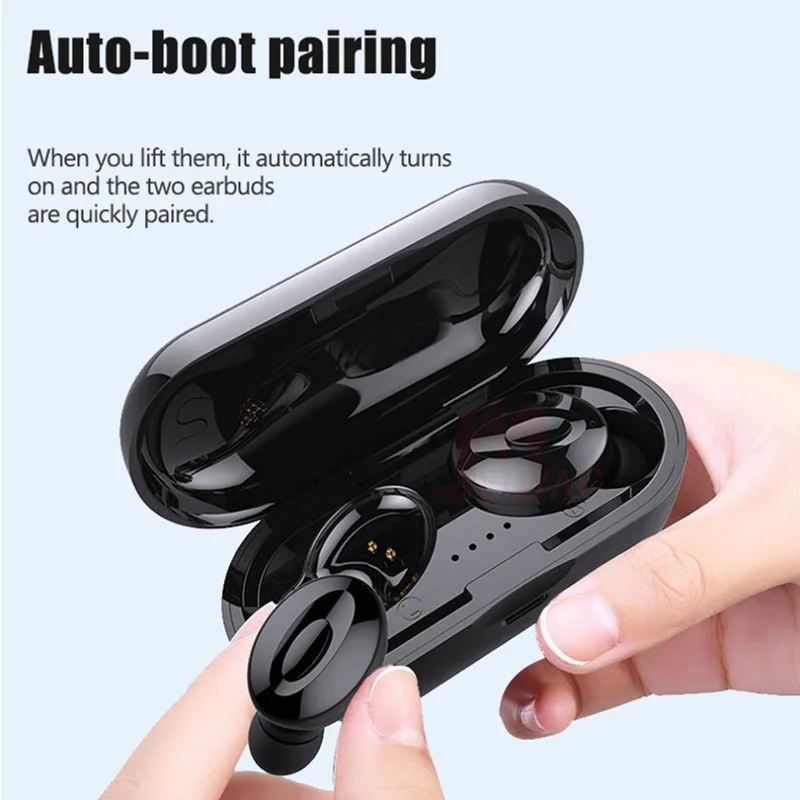 MEUYAG TWS Wireless Bluetooth Earphone Stereo Sport Headset With Microphone Mini Earbuds music Earphones For IOS Android