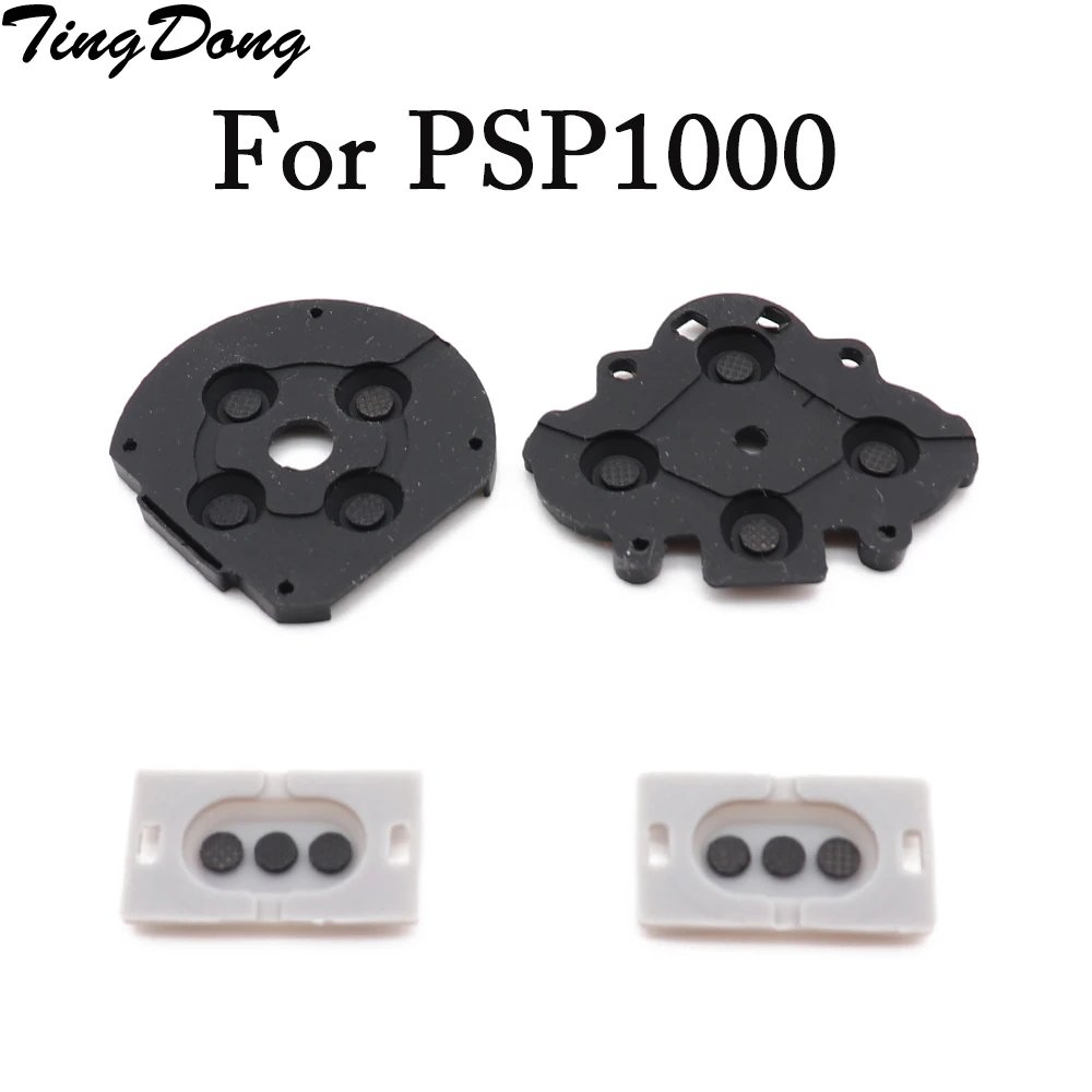 

TingDong High Quality Silicon Rubber Button Switch Conductive Pad Replacement for Sony PSP 1000
