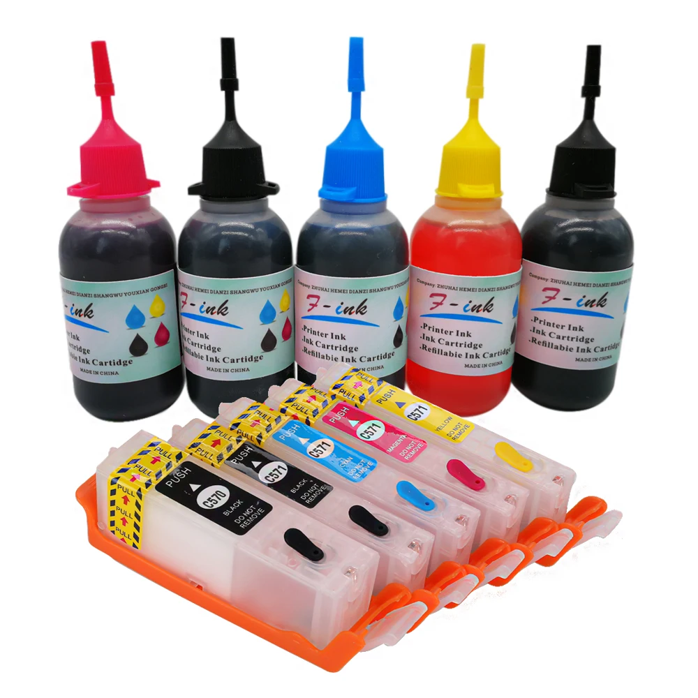 5 Colors PGI-270 CLI-271 Ink Refill Kit For Canon PIXMA MG5720 MG5721 MG5722 MG6820 MG6821 MG6822 printer With ARC Chips | Компьютеры и