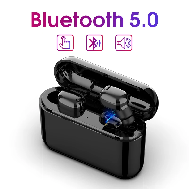 Беспроводные наушники Bluetooth Мини бинауральные вкладыши заглушка для входа