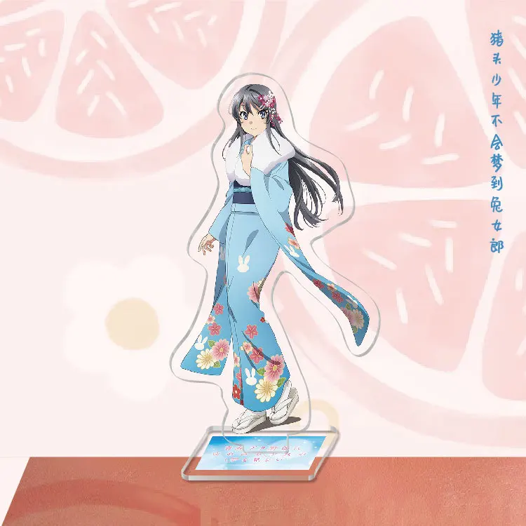 Seishun Buta Yarou wa Bunny Girl Senpai no Yume wo Minai Sakurajima Mai  acrylic stand figure model plate cake topper toy - AliExpress