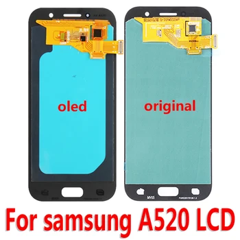 

ORIGINAL OLED 5.2" For SAMSUNG A520 LCD A520 A5 2017 LCD for Samsung A5 2017 A520 Display LCD Screen Touch Digitizer Assembly