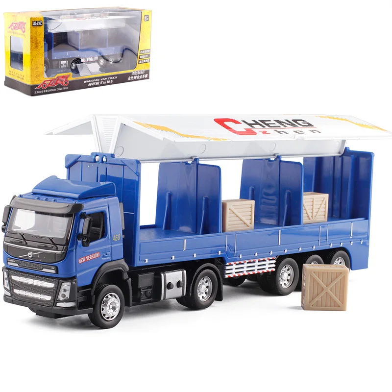 

Caipo Genuine Authorized Alloy Container free yi che Sound And Light Car Model CHILDREN'S Toy Car 88386 Boxed
