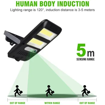 

LED Solar Light Outdoor Solar Light PIR Motion Sensor COB SMD Solar Flood Light Driven Wall Street Garden Decorative Light Lamp