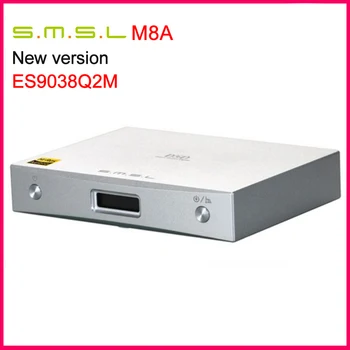 

New version SMSL M8A ES9038Q2M 32Bit/768kHz DSD512 DAC USB/Optical/Coaxial/ input XMOS USB Decoder humanized operation