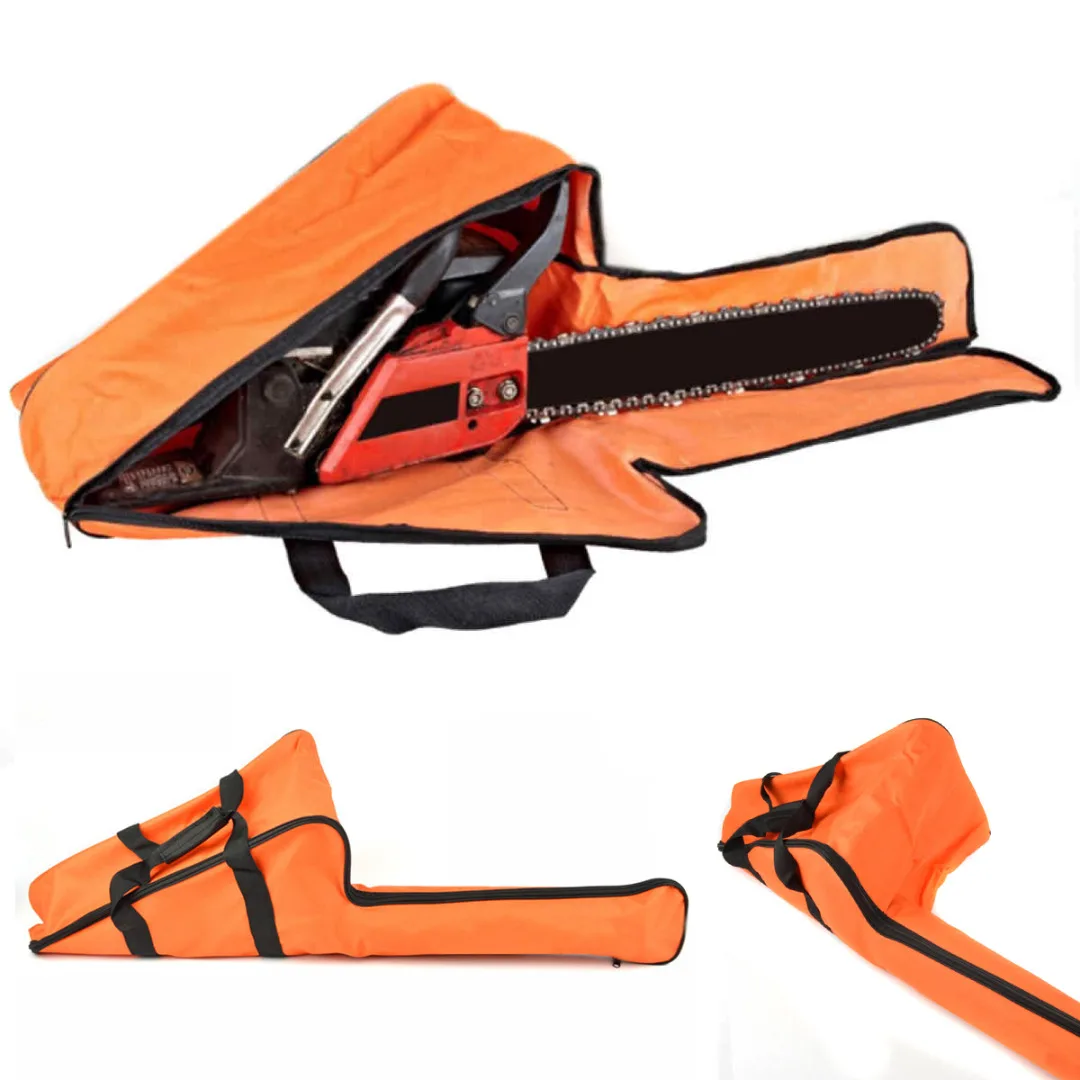 DWZ   New Portable Chainsaw Bag Saw Carry Case Protective Holdall Chain Saw Box Orange