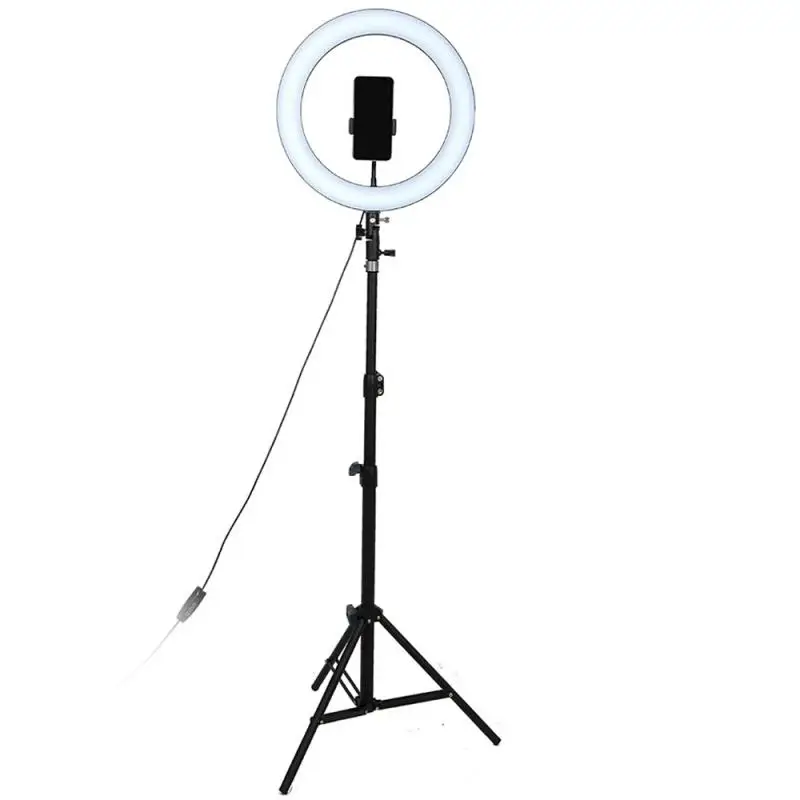 20cm/26cm LED Selfie Ring Light Photography RingLight for makeup Video with Dimmable Tripod phone Stand Lamp Circle Fill | Электроника