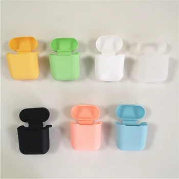 

For Apple i9S/i10/i11/i12 ultra-thin protective cover wireless bluetooth airpods case headset covers soft silicone air pod case