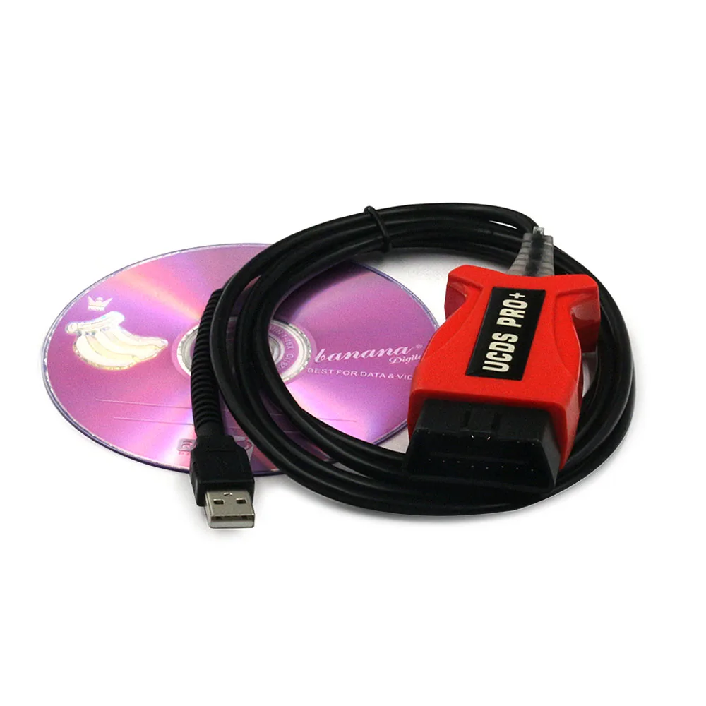 Профессиональный Диагностический кабель для Ford UCDS PRO + OBD2 v1.27 001 с 35 токенами