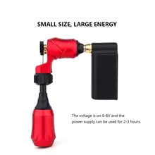 Manooby источник питания для татуажа, профессиональная портативная беспроводная ручка для татуажа, источник питания для татуажа, источник питания для подключения постоянного тока