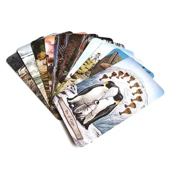 

78 PCS / Set New Animal Totem Tarot Cards Deck Card Games Board Table Game For Family Party Playing Card Entertainment