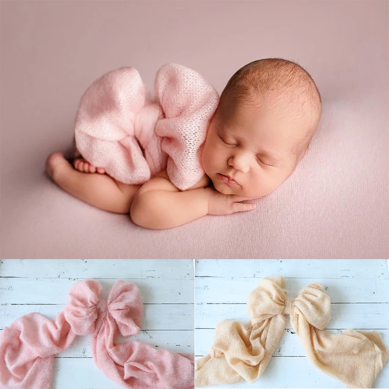 Newborn Photography Props Accessories for Baby Boy Girl Pose Butterfly Belt Photo Birthday Gift First Picture Shoot Decoration - 2