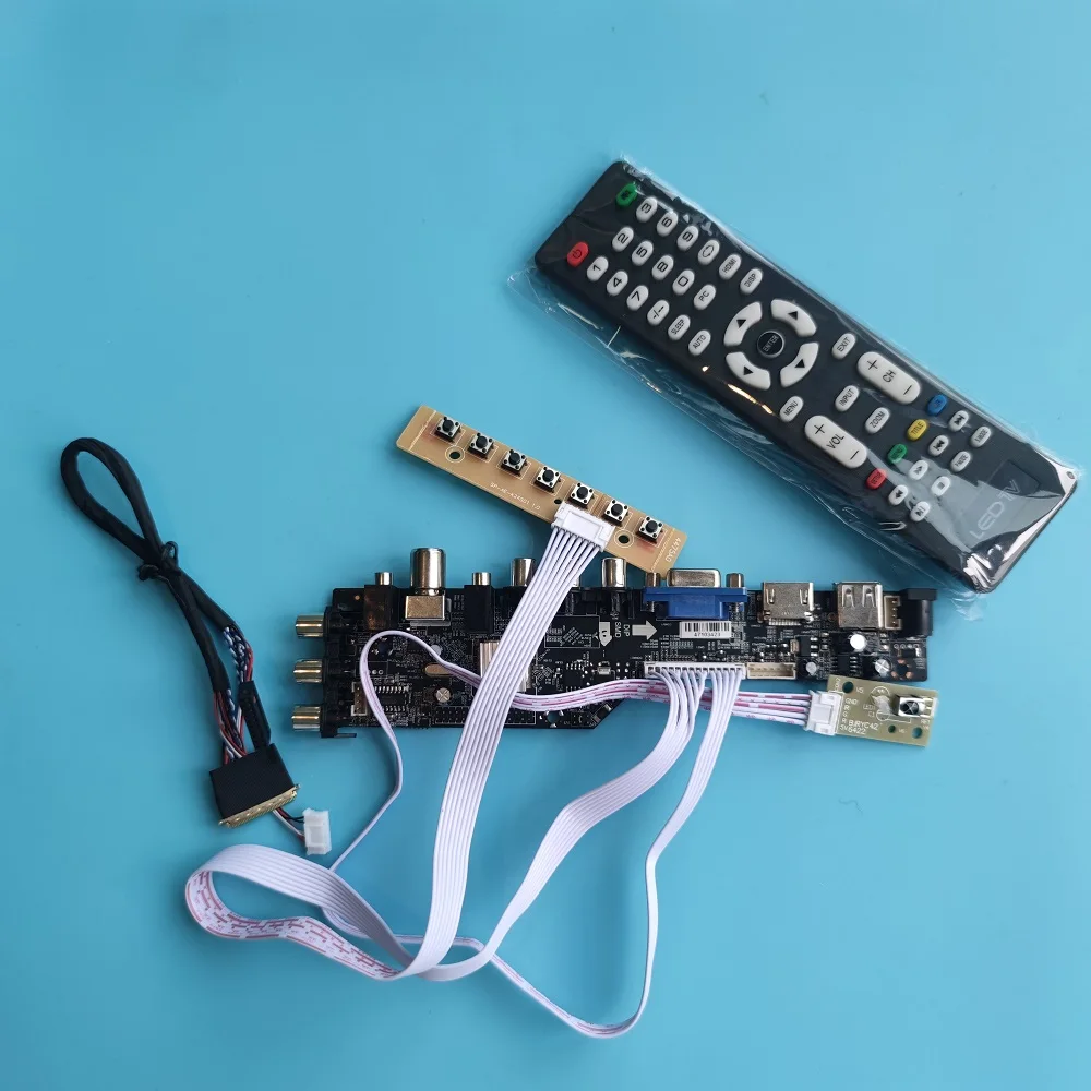 Комплект для LTN156AT09 1366x768 совместимому с HDMI монитор Пульт водителя цифровой