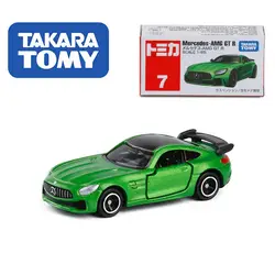 TAKARA TOMY 1: 65 Mercedes-AMG GT R green #7 литая модель автомобиля Игрушечная машина игрушки для мальчиков