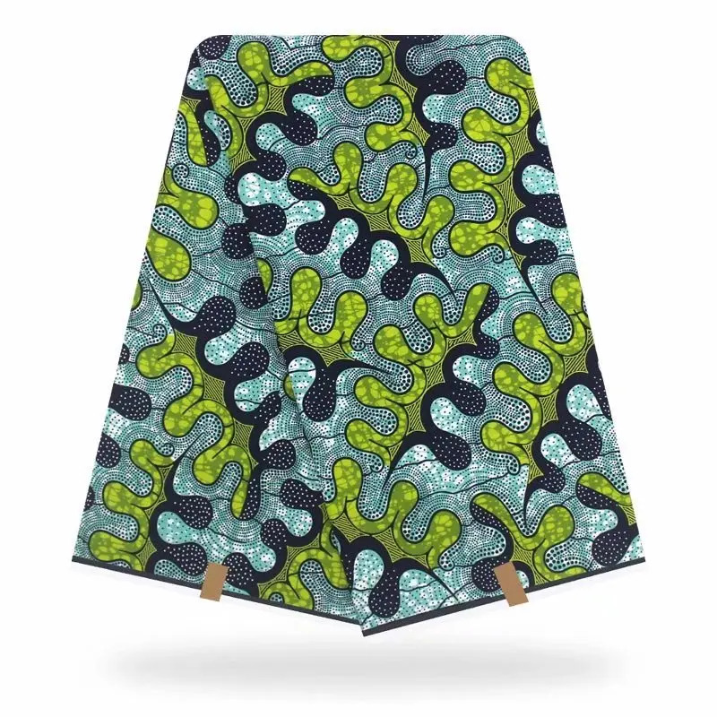 Синий и белый Принт Африканский специальный хлопок настоящий воск в нигерийском стиле Гана kenet для шитья