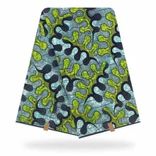 Синий и белый Принт Африканский специальный хлопок настоящий воск в нигерийском стиле Гана kenet для шитья