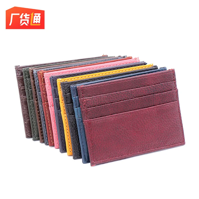 

Customizable New Style Wallet PU Leather Bus Access Card Creative Card Holder li pin