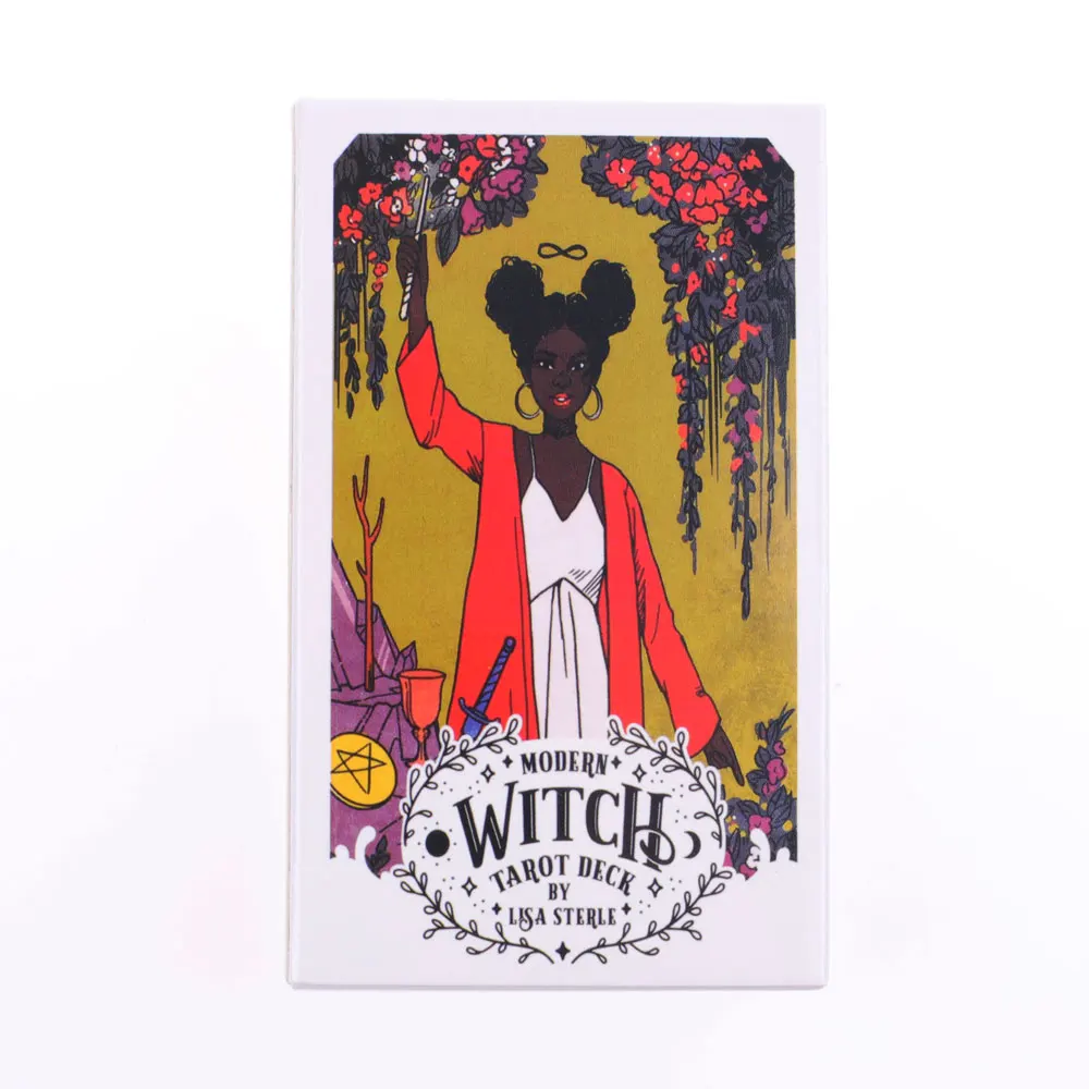 Cartas de Tarot de la bruja moderna, cartas de guía, juego de cartas, adivinación del destino mágico