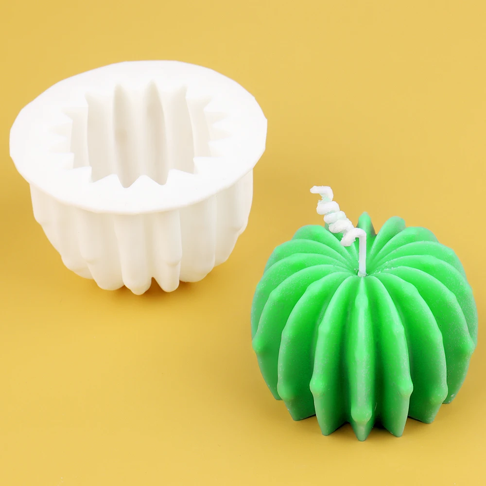 Description Picture 5 of itemCactu Silicone Candle Mold Resin Mold Aromatherapy Plaster Handmade Making Kit Silicon Molds for Handmade Soaps Home Decoration