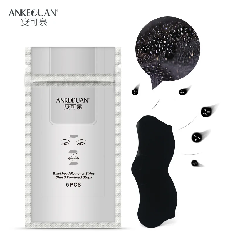 

Remove Blackhead Nose Mask Pore Cleansing Black Facial Mask Peeling Acne Treatment Black Deep Clean Face Skin Care
