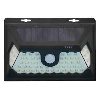 

Energy Saving Solar Motion Sensor Wall Light Waterproof 300LM 58LED 3 Modes Outdoor Garden Fence Stair Lamp