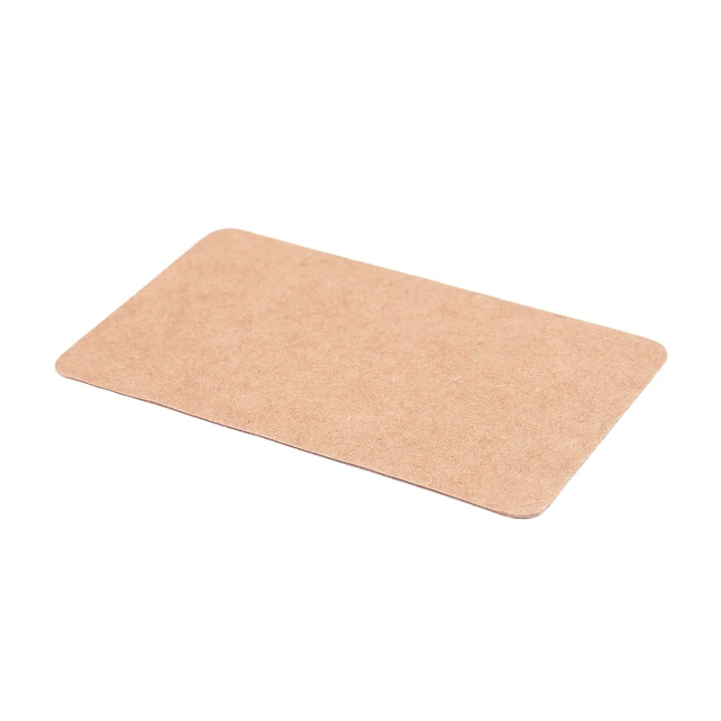 100 Brown Kraft Label Paper Tag Blank Luggage Card Party Wedding Hang Gift Favor