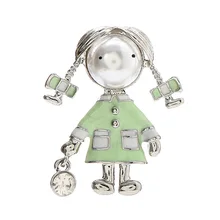 В европейском и американском стиле аксессуары Малая бытовая техника для лоли Мультфильм Детский жакет из денима для девочки; капли масла брошь аксессуары для ванной комнаты Женская Мода инкрустированный опалом