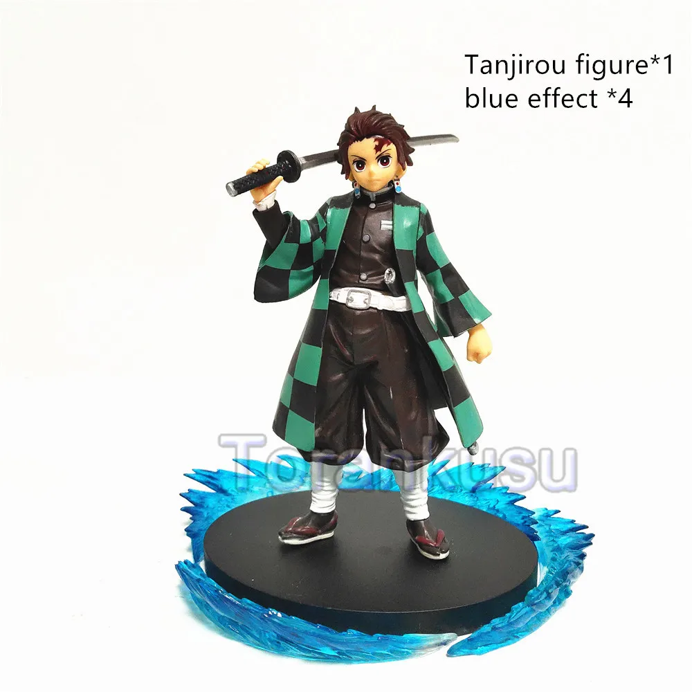 Demon Slayer фигурка игрушки Аниме Фигурка Kimetsu no Yaiba Kamado Tanjirou Kamado Nezuko демоническая Фигурка DIY модель игрушки ПВХ - Цвет: Белый