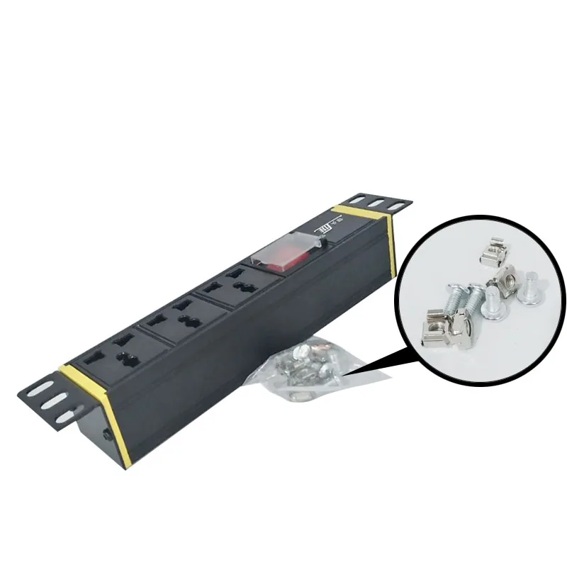 PDU универсальных розеток стойка сетевого шкафа 1 5/2 5 квадратный Core 3500/4500w Алюминий