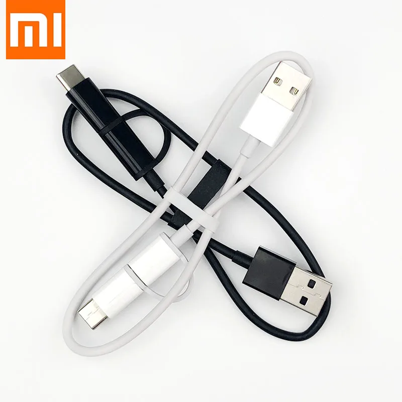 Xiao mi 2 в 1 usb кабель для зарядного устройства mi cro to type c кабель для mi 8 9 9se cc9 a3 redmi 4a 5 plus mi x 3 redmi note 7 8 pro