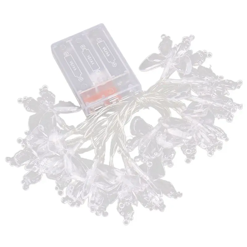 

Butterfly String Lights, 20 Led Waterproof Christmas Lights Decorative Lighting For Indoor, Outdoor, Home, Fence, Garden, Patio,