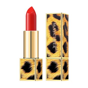 

Matte Velvet Lipstick Leopard Square Tube 7 Colors Lipstick Waterproof Moisturizing Lip Makeup Maquiagem*u